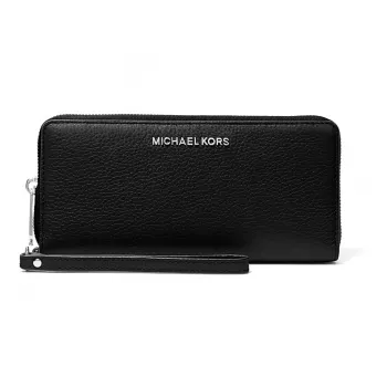 MICHAEL KORS Naiste Saffiano Nahast Ümbertõmblusega Rahakott ja Telefonikott, Must (Jet Set Travel) - 35S6STVE9LBLA