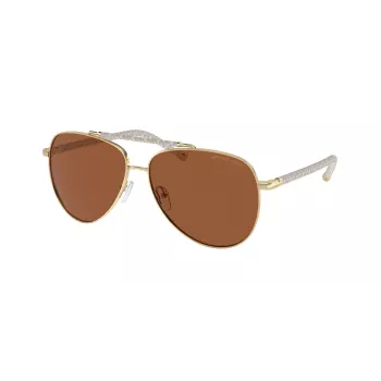 Michael Kors Naiste Päikeseprillid MK1146-101473 Tume Kilpkonnakarva Atsetaatraam Pruun Gradientlääts 53/13/140 mm