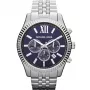 Michael Kors MK8280 meeste kronograafkell 45mm roostevaba teras sinine sihverplaat