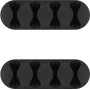Microconnect CABLEMANA-16 kaablihoidja, isekleepuv, 5 kanalit, must, 2 tk