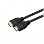 MicroConnect HDMI kiirkaabel Ethernetiga, 1m CCS, must