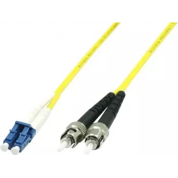 MicroConnect LC/PC to ST/PC 10m 9/125 ühemoodiline dupleks kiudoptiline patch-kaabel