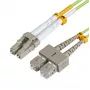 MICROCONNECT LC/UPC-SC/UPC 10m OM5 fiiberoptiline patch-kaabel