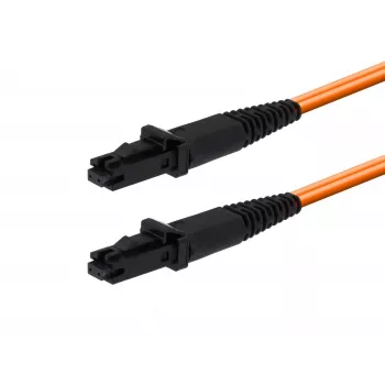 MICROCONNECT MTRJ/UPC kuni MTRJ/UPC 0.5m OM1 Duplex fiiberkaabel, oranž
