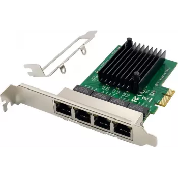 MicroConnect PCIe x1 Gigabit Ethernet võrgukaart RTL8111F MC-PCIEX1-RTL8111F-Q