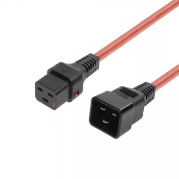 MicroConnect toitekaabel C19 IEC Lock - C20 (MC-C19C20LOCK-1M-R)