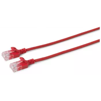 MICROCONNECT U/UTP CAT6 0,5 m punane õhuke Etherneti patch-kaabel
