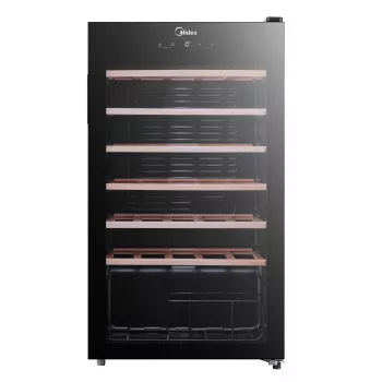 Midea Wine Cooler MDRW150FGG22W Freestanding 34 Bottles Black