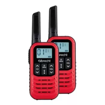 Midland Albrecht Tectalk Go Pair PMR446 kahesuunalise raadio komplekt 8 kanaliga, 38 CTCSS tooni, 83 DCS tooni, VOX, taustvalgustusega LCD, kaheosaline laadimisalus, pritsmekindel, taskulamp (29646)