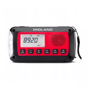 Midland ER100 Emergency Radio with 2600mAh Battery