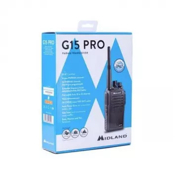 Midland G15PRO PMR IP67 Kahesuunaline Raadio