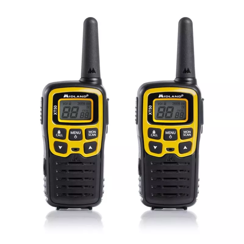 Midland XT50 Adventure Kahesuunaline Raadio 24 Kanalit 446.00625 - 446.09375 MHz Must, Hall