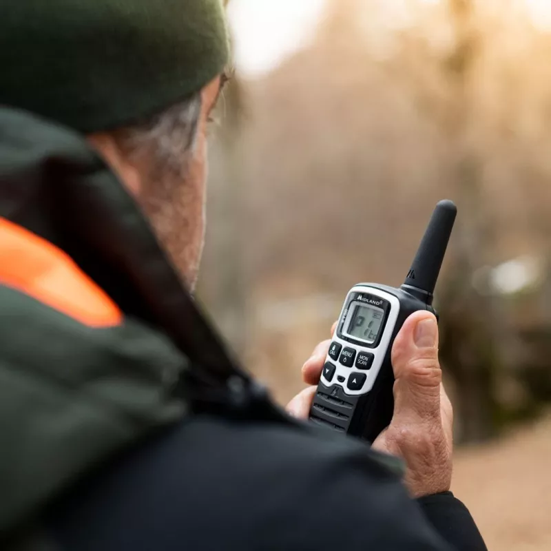 Midland XT50 Adventure Kahesuunaline Raadio 24 Kanalit 446.00625 - 446.09375 MHz Must, Hall