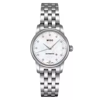 MIDO Baroncelli Lady automaatkäekell M76004691 29mm roostevaba teras antratsiit sihverplaat
