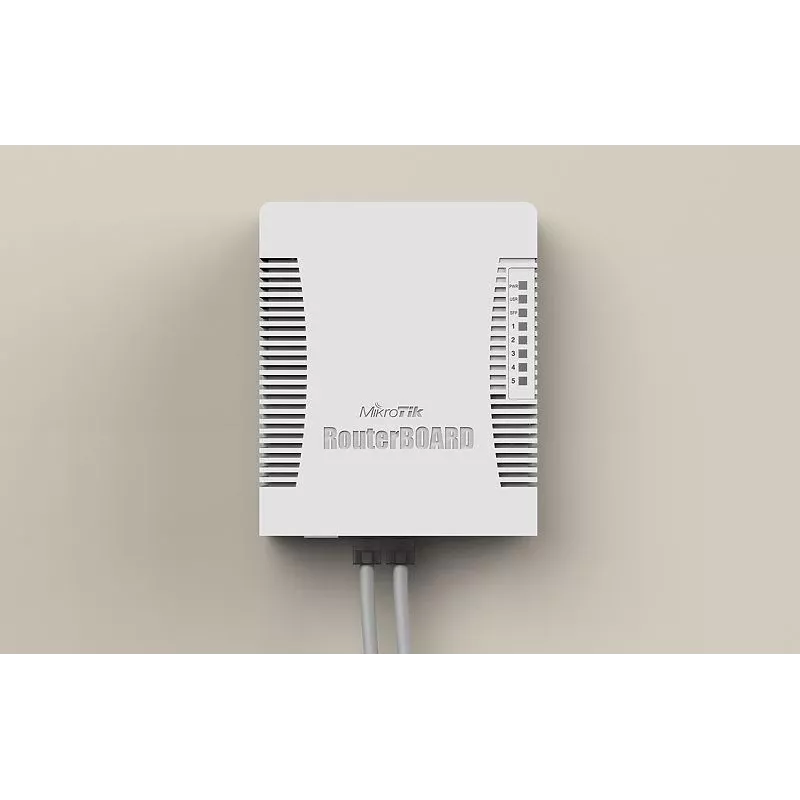 MikroTik hEX PoE Gigabit Ethernet ruuter valge