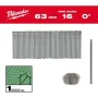 Milwaukee 16 gauge 63 mm 0° viimistlusnaelad M18 FN16GS jaoks (2500 pakk)