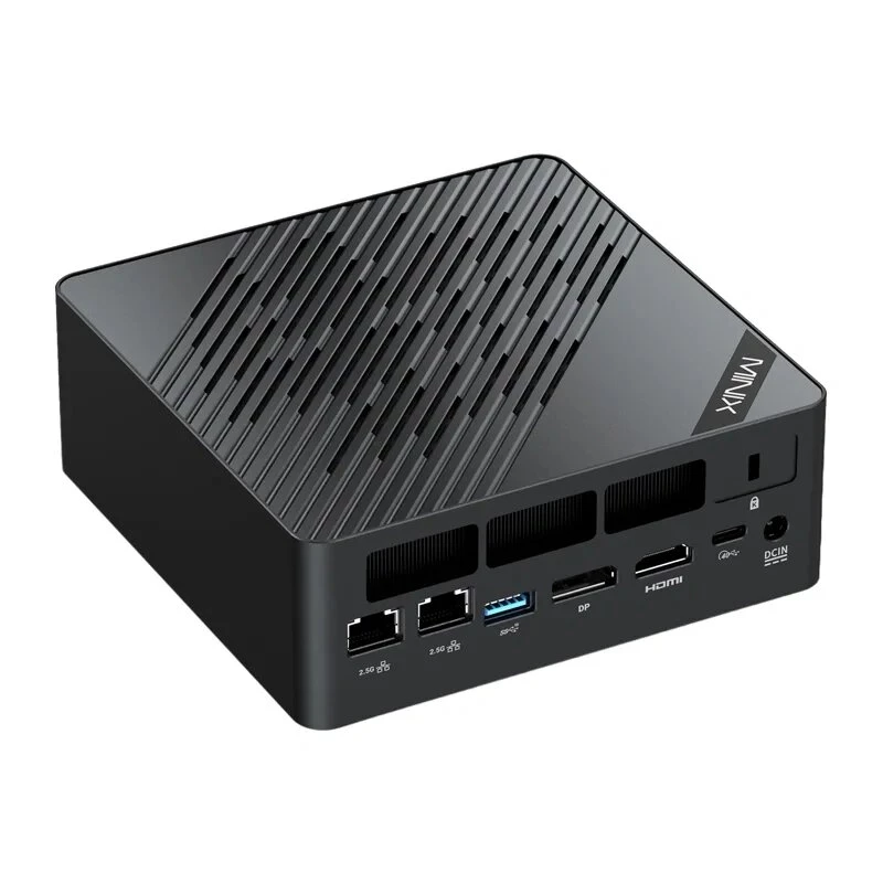 MINIX ER937-AI Barebone Mini PC, AMD Ryzen 7 3750H, 4 tuuma/8 lõime, Radeon Vega 10, kahekordne Gigabit LAN, Wi-Fi 5, VESA kinnitus