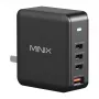 MINIX NEO-P165 GaN seinadapter 3x USB-C ja 1x USB-A porti 165W