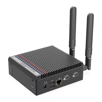 MINIX Z300-0dB Barebone Mini PC Intel Processor N300 8C/8T kuni 3.8GHz DDR5 1x SODIMM M.2 PCIe Gen4 Wi-Fi 6E BT5.2 2x 2.5GbE HDMI 2.1 DP 1.4 USB-C 90W VESA Must