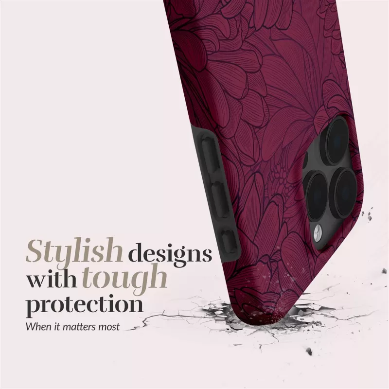 MIO Berry Blooms Magsafe Case Compatible for iPhone 16 Pro Max