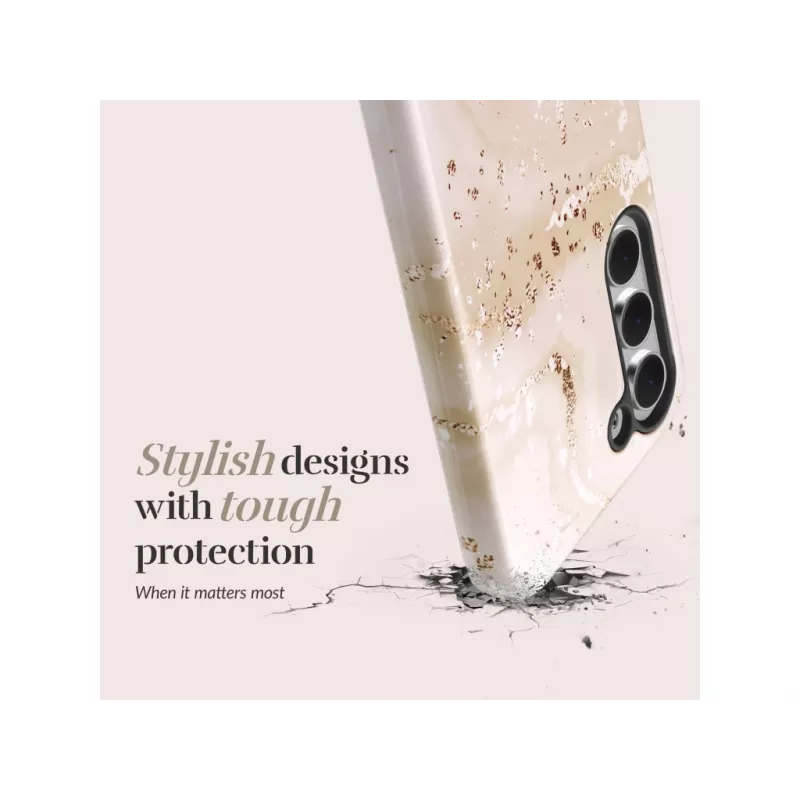 MIO Gold Marble Magsafe Compatible Case for Samsung A55 5G