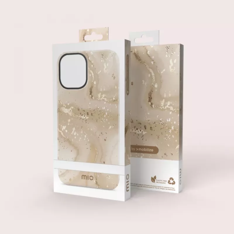 MIO Gold Marble Magsafe Compatible Case for Samsung S24 FE 5G