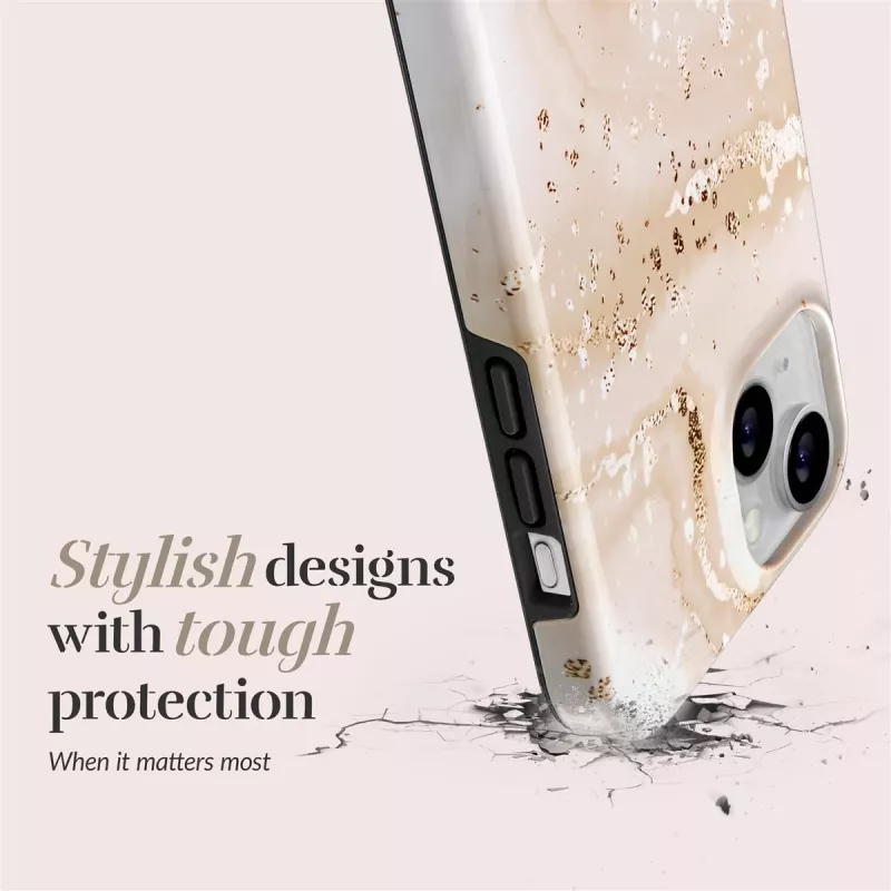 MIO Gold Marble Magsafe Compatible for iPhone 15 Pro