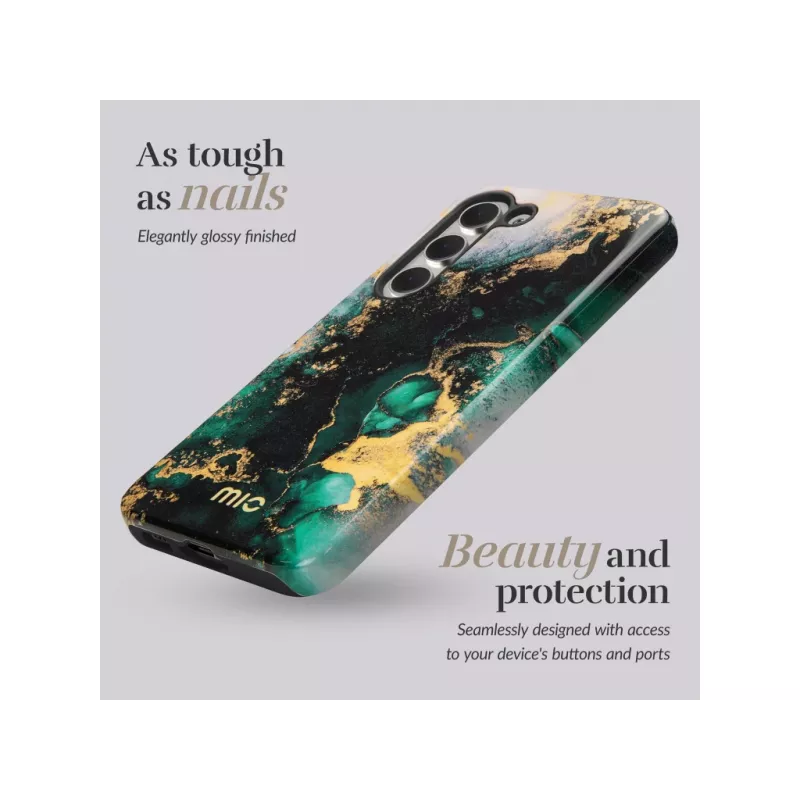 MIO Green Marble Magsafe Compatible Case for Samsung S25 5G