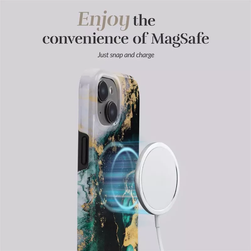 MIO Green Marble Magsafe Compatible for iPhone 17