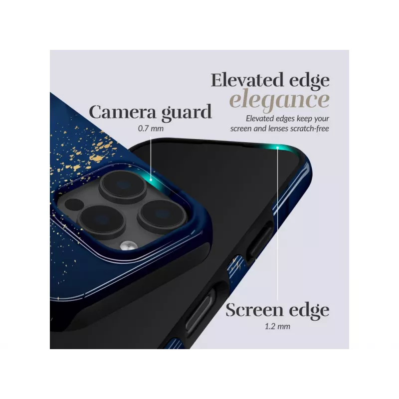 MIO Midnight Sparkle Magsafe Case Compatible for iPhone 17 Pro