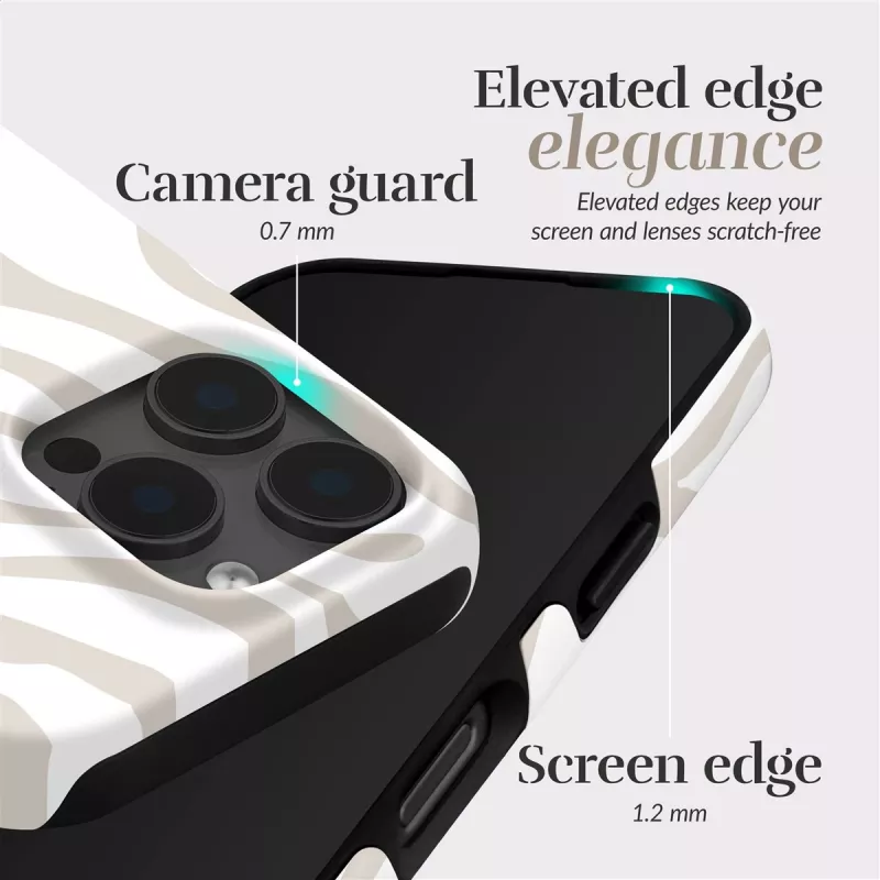 MIO Sandy Zebra Magsafe Case Compatible for Samsung S25+ 5G