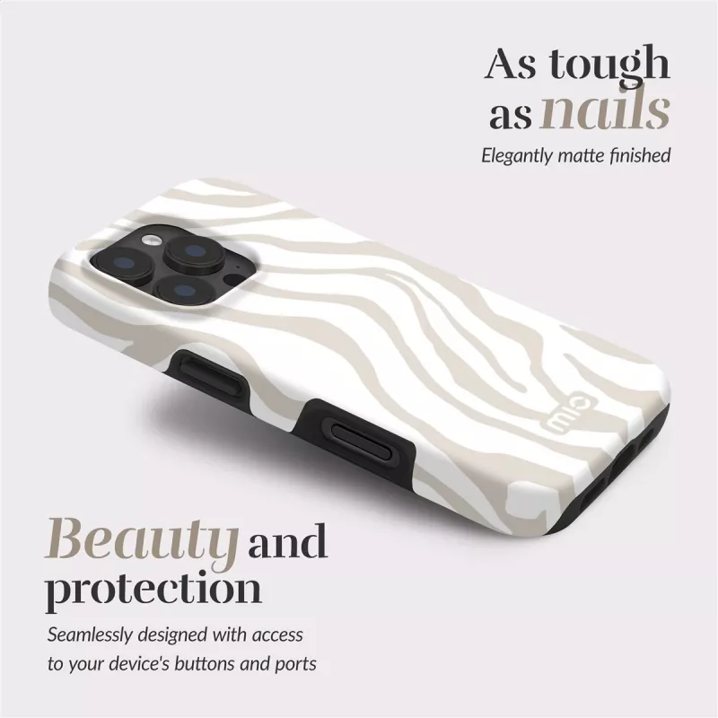 MIO Sandy Zebra Magsafe Case Compatible for Samsung S25 5G