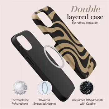 MIO Swirl MagSafe Ühilduv Korp iPhone 16 Pro jaoks