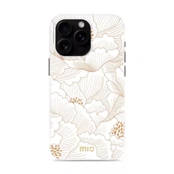 MIO White Roses Magsafe Compatible Case for iPhone 16 Pro Max