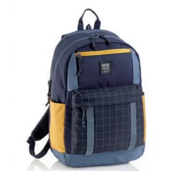 MIQUELRIUS Triple Amsterdam Recycled Backpack 3 Compartments Black