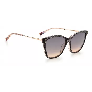 MISSONI naiste päikeseprillid MIS0003SKDXFF - Moekas täisraamiga atsetaatraam gradientläätsedega 56/14/140 mm