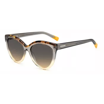 MISSONI naiste päikeseprillid MIS0088SMQEF7 - ristkülikukujuline atsetaatraam, UV400 kaitse, 57 mm lääts