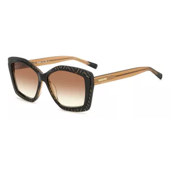Missoni naiste päikeseprillid MIS0187GSVH8 - atsetaatraam, polükarbonaat läätsed, UV400 kaitse, 58 mm läätse laius