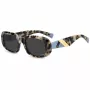 MISSONI Naiste päikeseprillid MIS0220SC9K Havana atsetaat ruudukujulise raamiga hall gradientläätsedega 52/20/140 mm