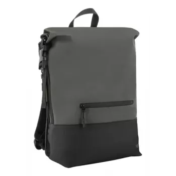 MOBILIS Two-Tone Rolltop Backpack 14-16 Grey/Black 25L
