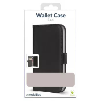 Mobilize Classic Gelly Wallet Book Case for Xiaomi Redmi Note 15 5G, Black