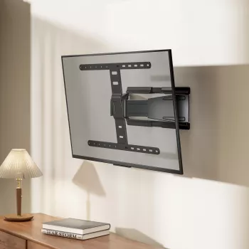 MOBILUX Sbox PLB-79464 Fikseeritud TV seinakinnitus – 43-90 inch ekraanidele, 50 kg kandevõime, VESA kuni 600x400 mm, must