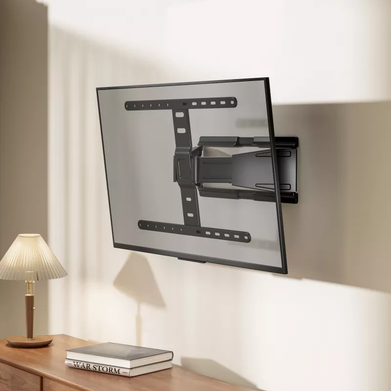 MOBILUX Sbox PLB-79464 Fikseeritud TV seinakinnitus – 43-90 inch ekraanidele, 50 kg kandevõime, VESA kuni 600x400 mm, must