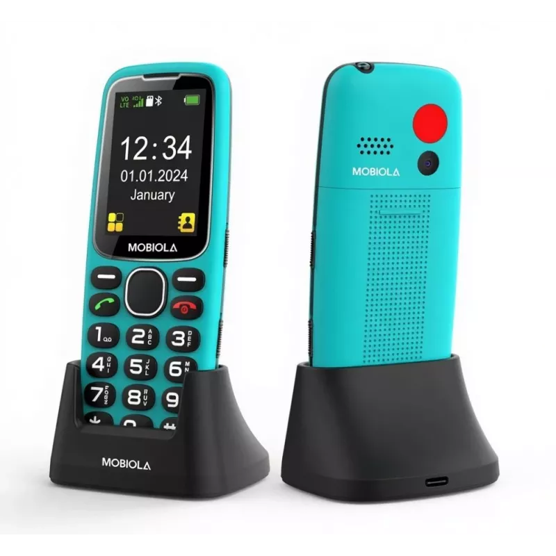 Mobiola MB4120 lihttelefon, türkiissinine