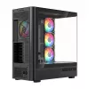MODECOM Volcano AQ100 ARGB Midi Tower PC korpus - must