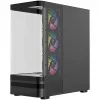 MODECOM Volcano AQ100 ARGB Midi Tower PC korpus - must