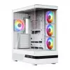 MODECOM Volcano AQ100 ARGB Midi Tower Valge