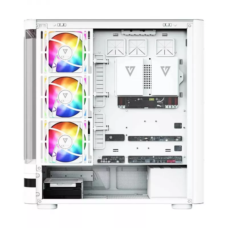 MODECOM Volcano AQ200 ARGB Midi Tower korpus valge