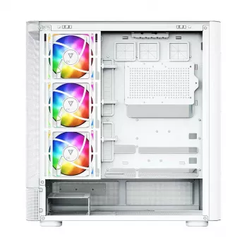 MODECOM Volcano AQ300 ARGB keskmise torni korpus valge