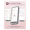 Momcozy M9 Kaasaskantav Topelt Elektriline Rinnapump Laetava Akuga, 9 Imemisrežiimi, 180 ml Topsid ja Hoiukarp